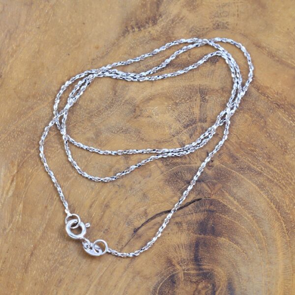 silver chain oxidized