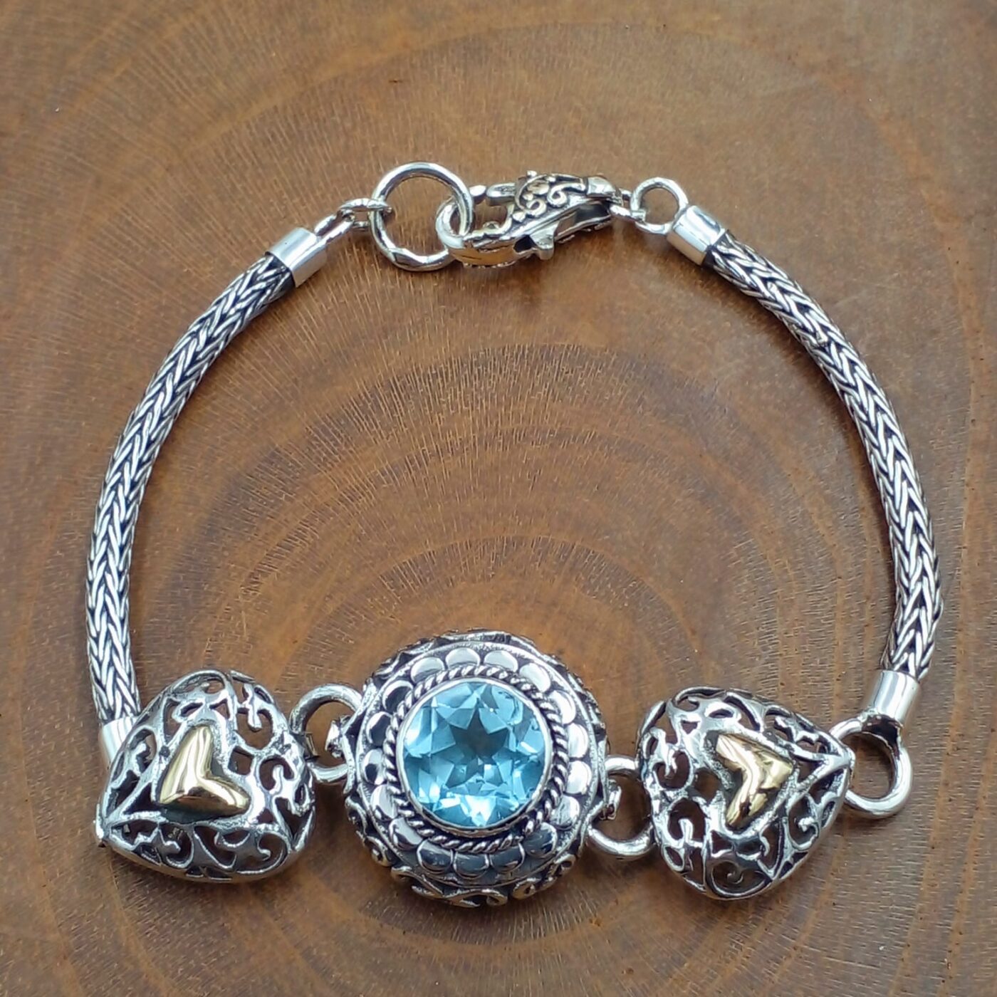 Minimalist Bali Gemstone Bracelet B553GAMW337