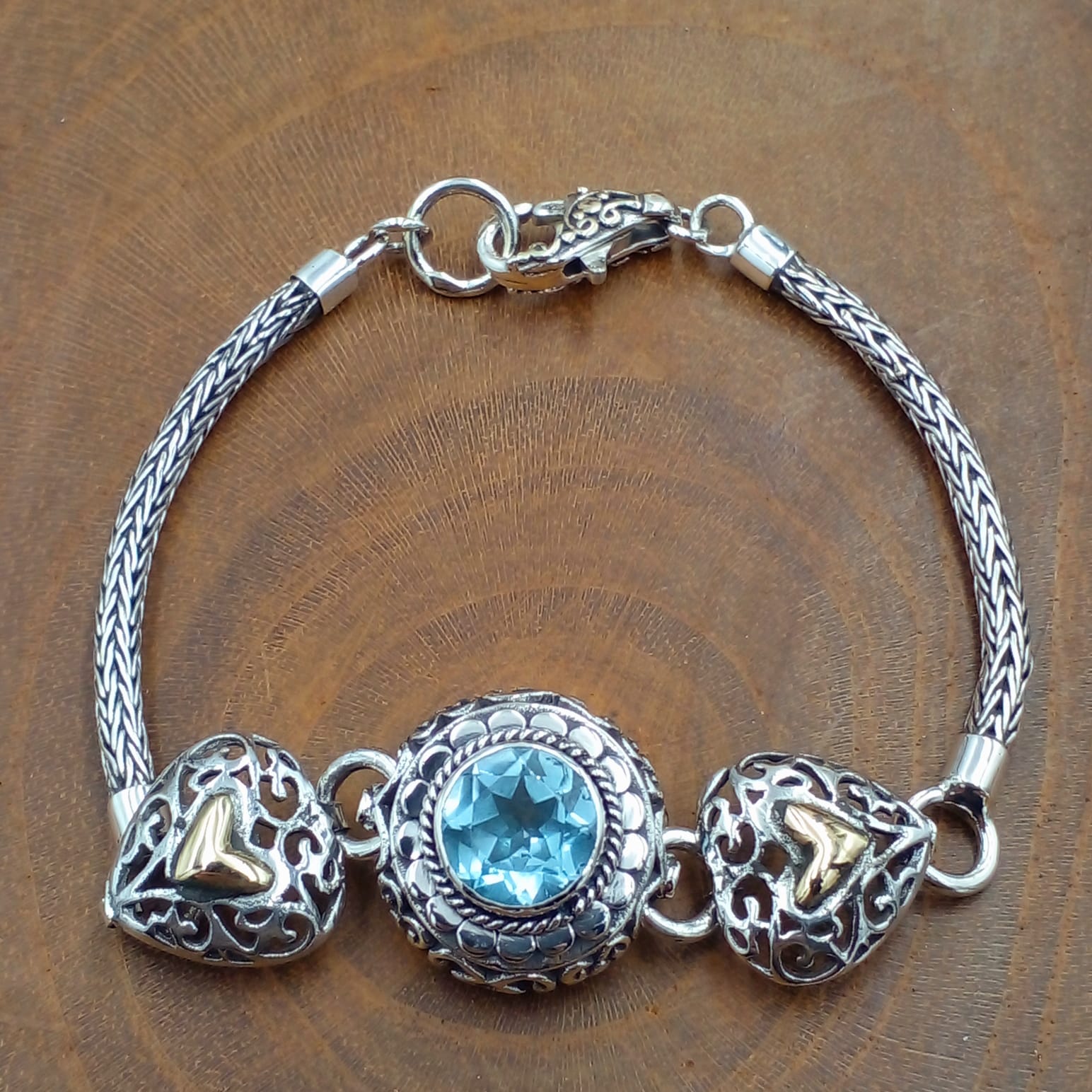 Minimalist Bali Gemstone Bracelet B553GAMW337 - Image 3