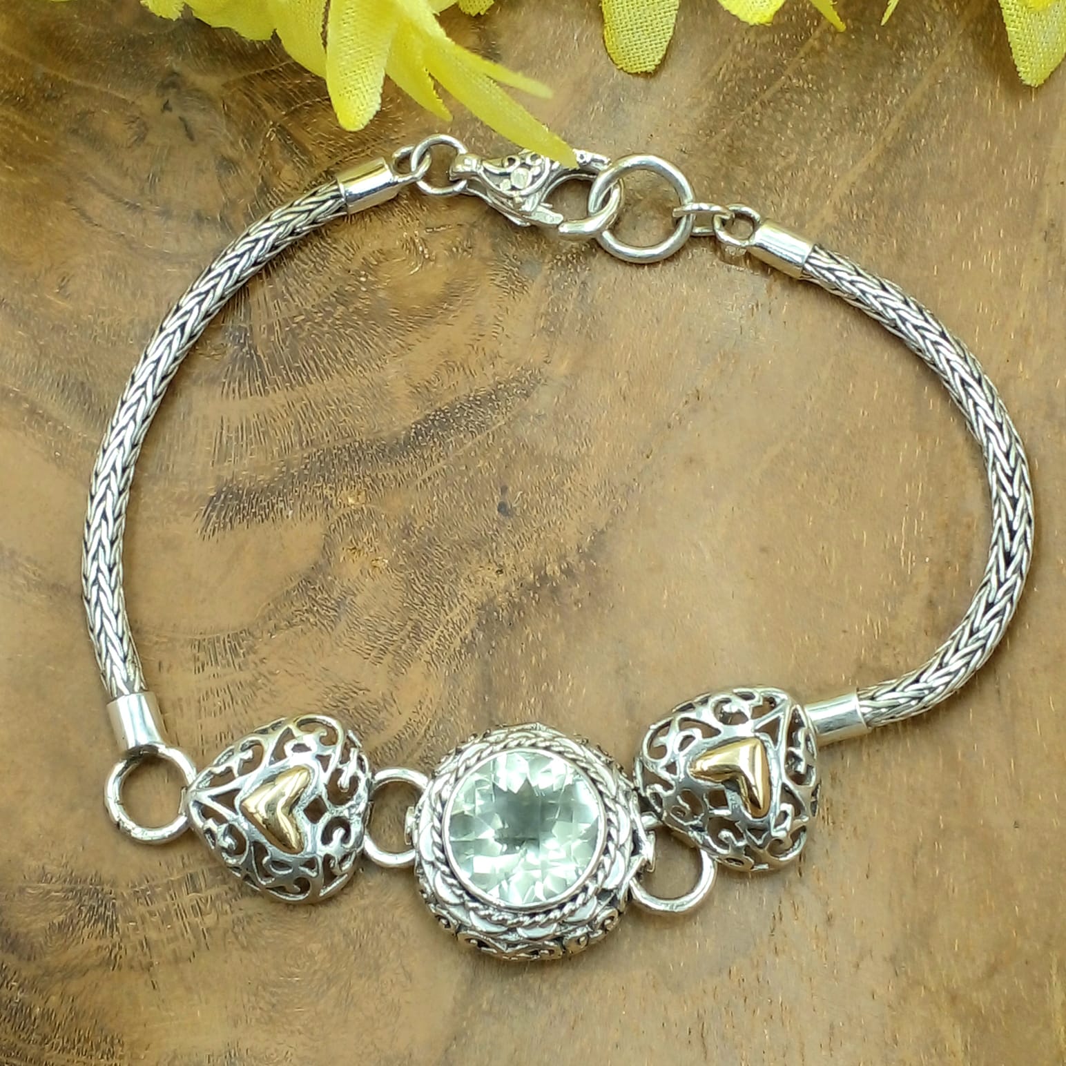 Minimalist Bali Gemstone Bracelet B553GAMW337 - Image 4