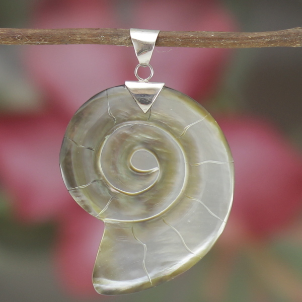 MOP Silver Pendants P048