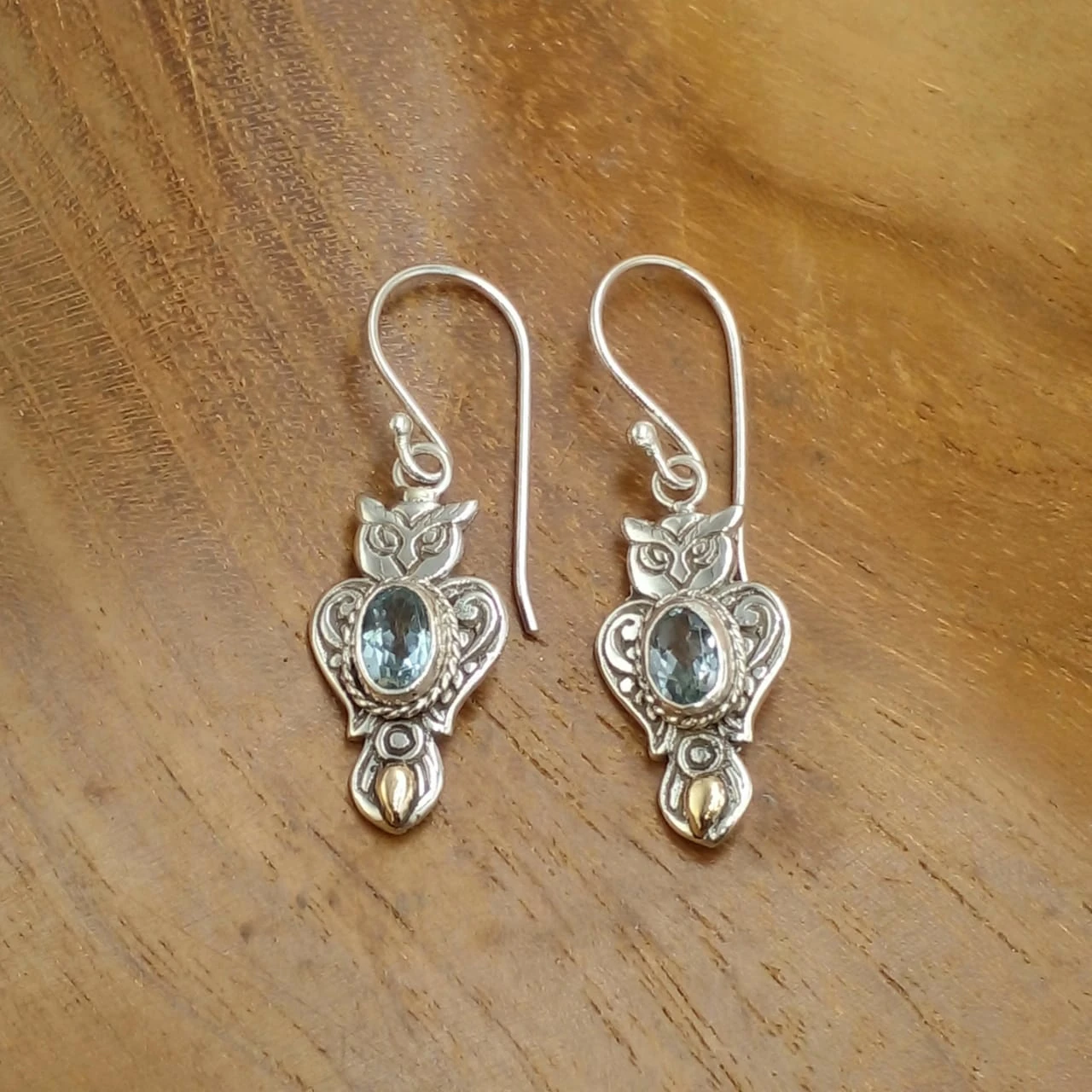 Silver Owl Earrings E1835AMYW220