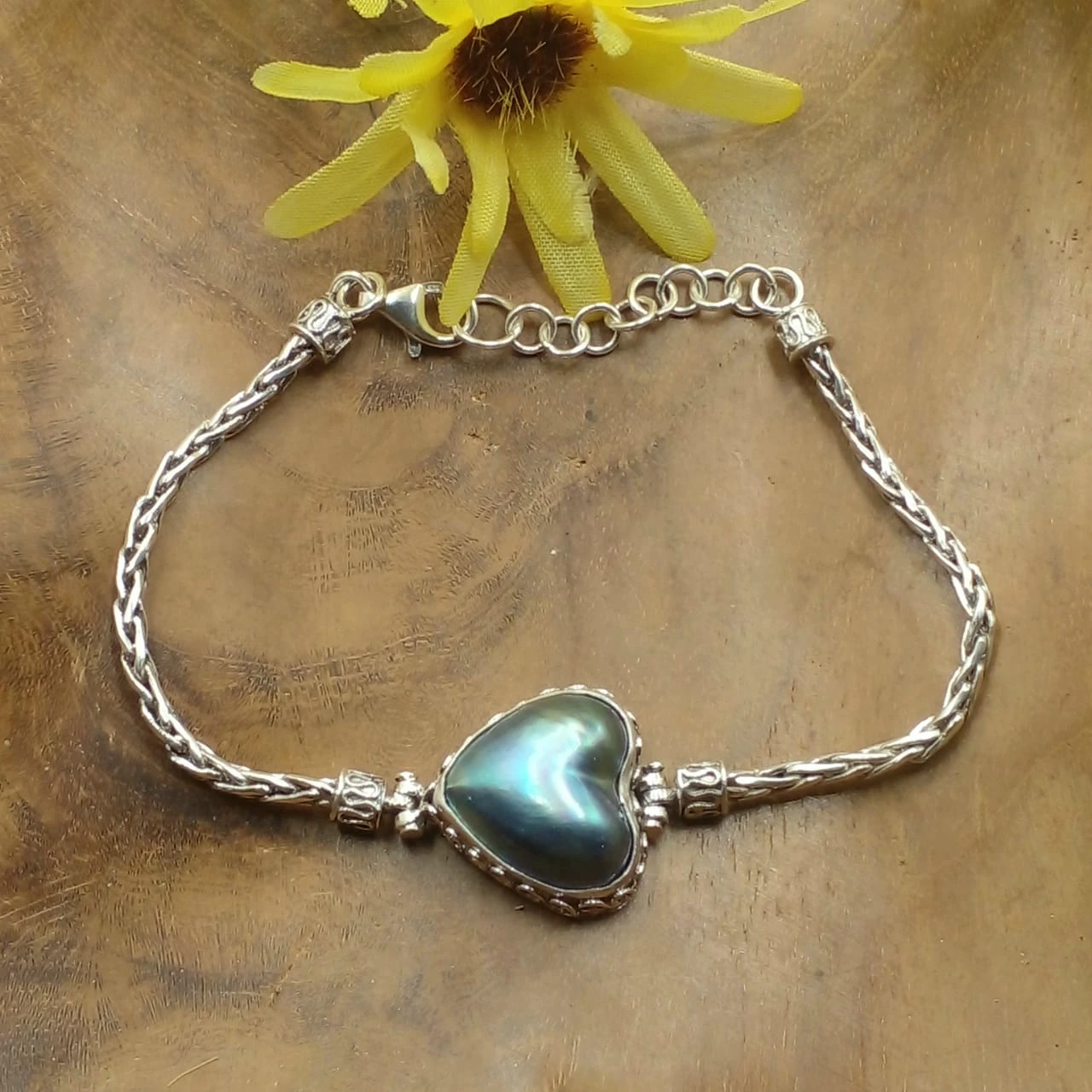 Balinese Sterling Silver 925 Chain Bracelet B619MWTW577