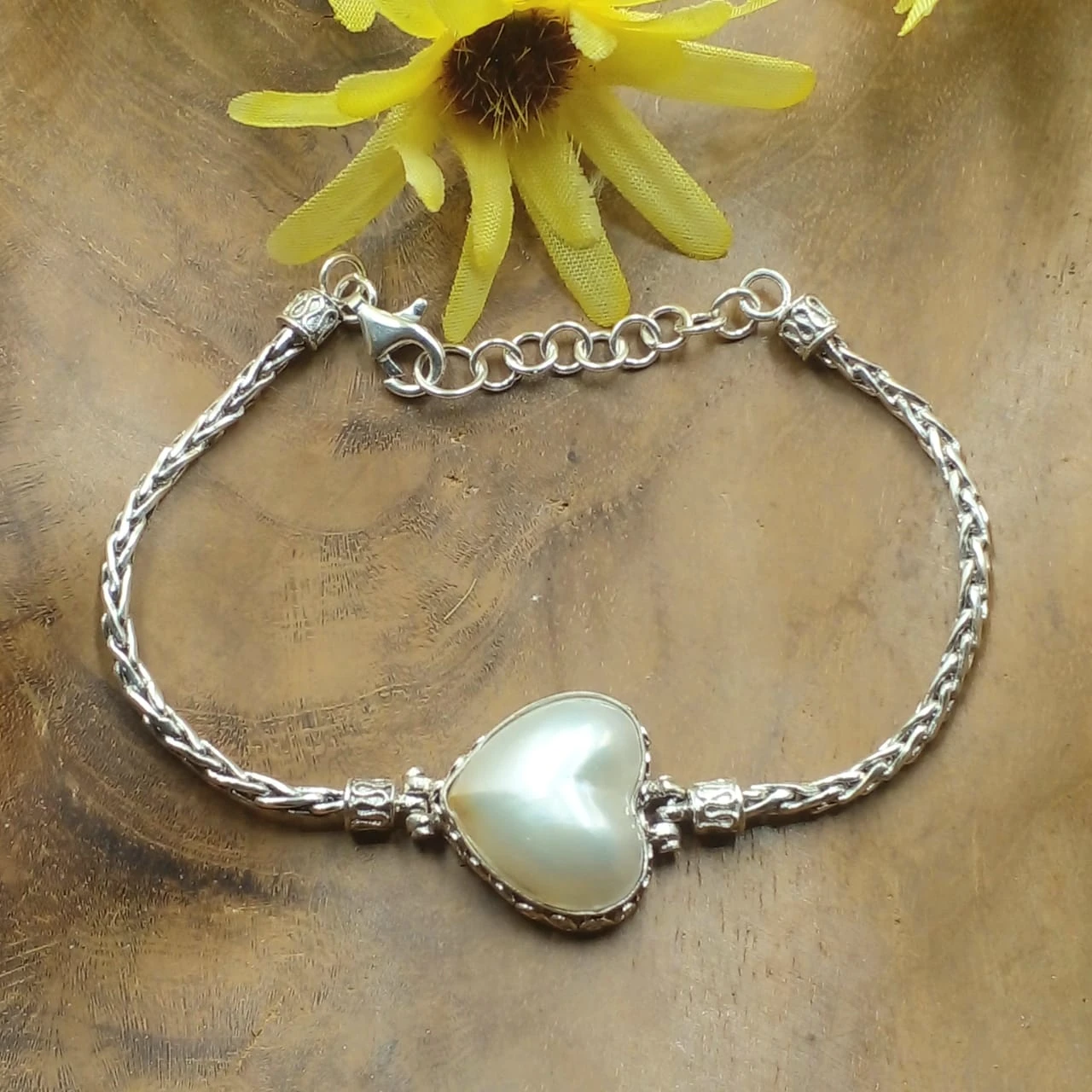Balinese Sterling Silver 925 Chain Bracelet B619MWTW577