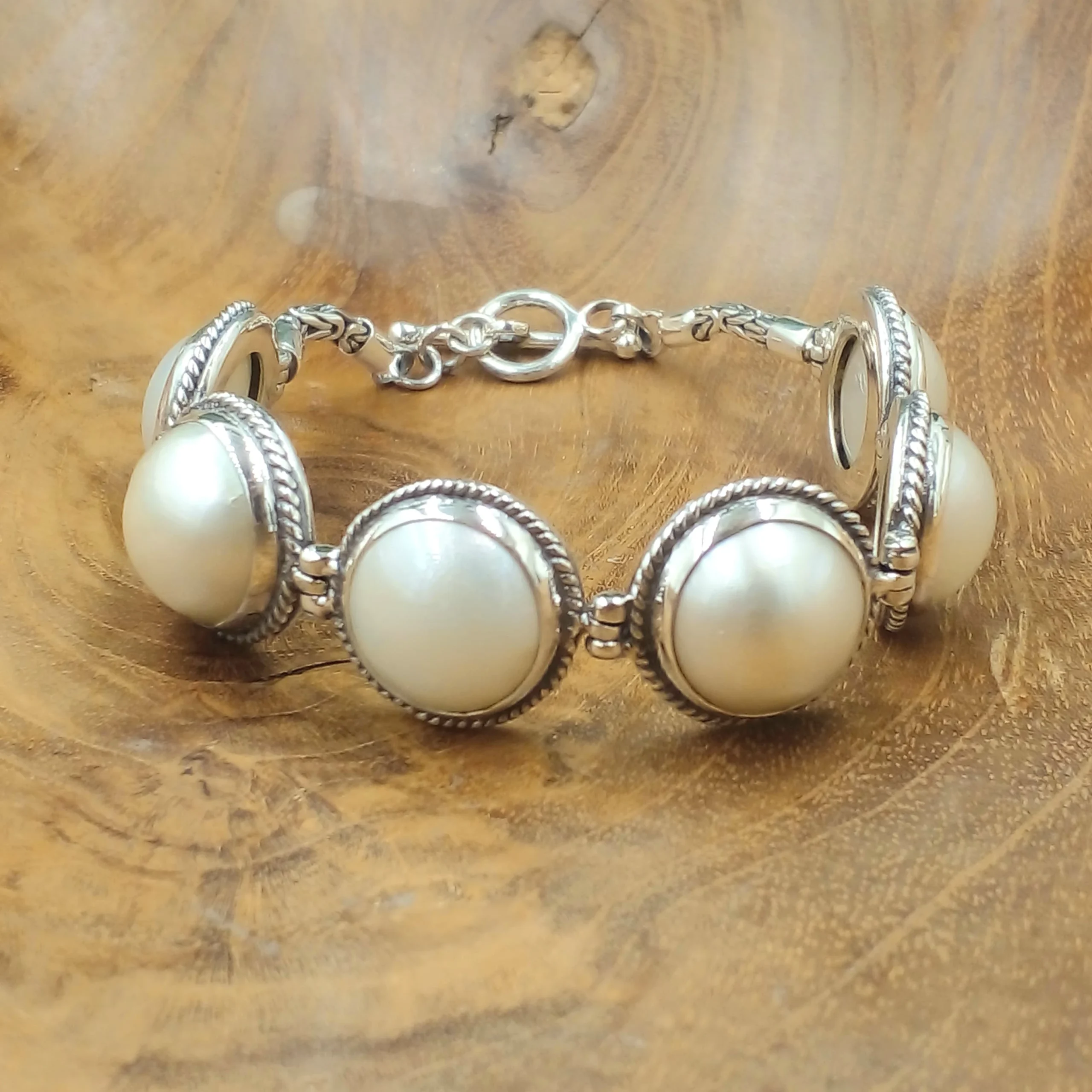 Balinese Sterling Silver 925 Silver Bracelet B620MWTW1214