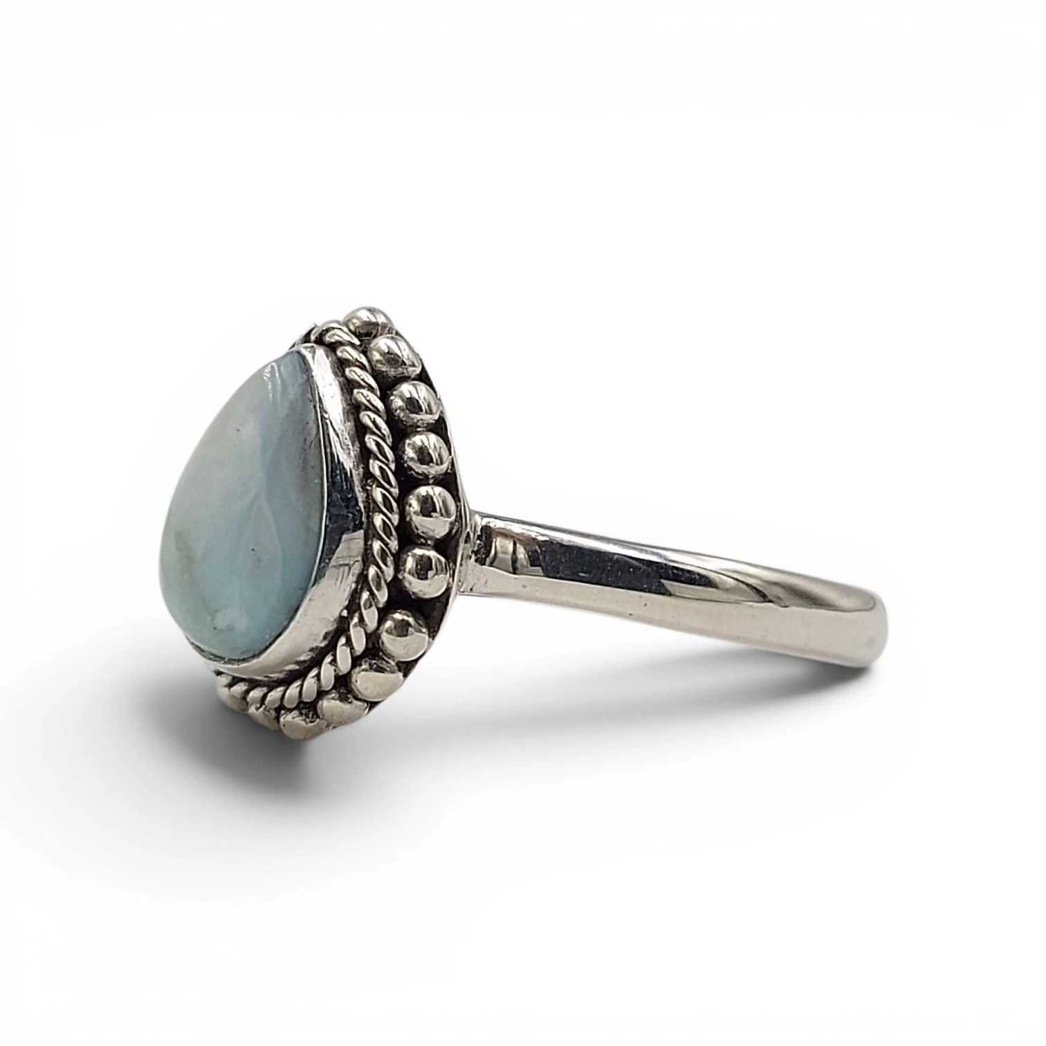 Larimar Silver Ring R732LRM-W185
