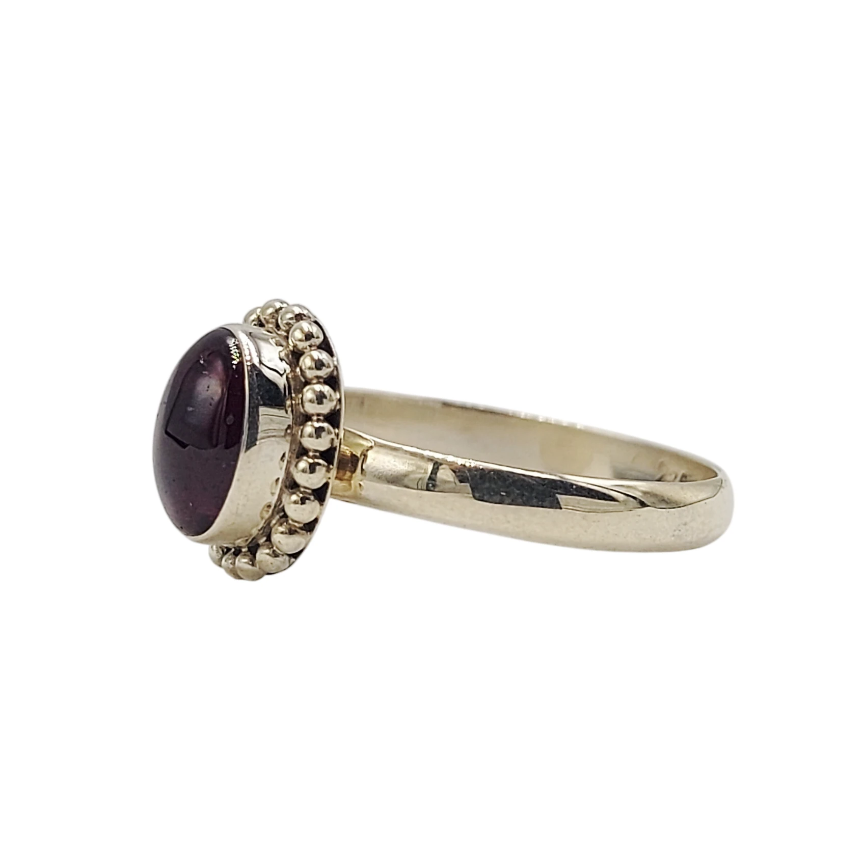 925 Balinese Silver Ring Oval Gemstone Cabochon R759OV-W170