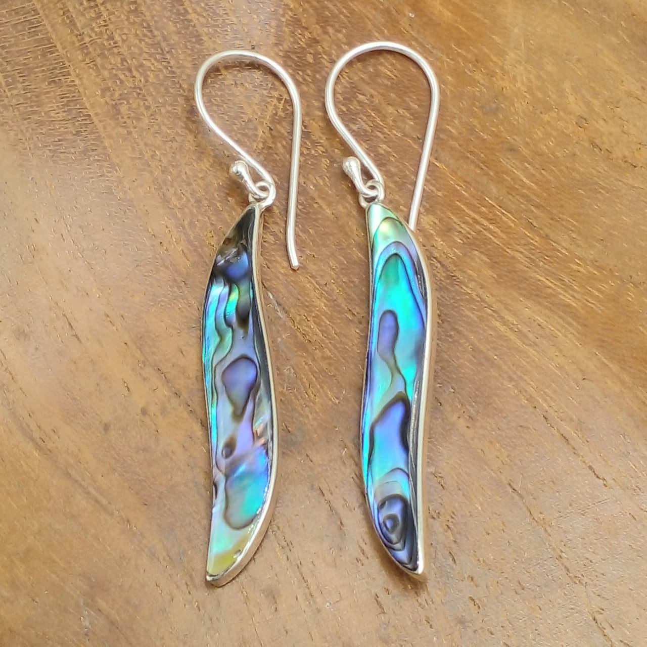 925 Sterling Silver Long Marquise Drop Earrings E1967ABLW135