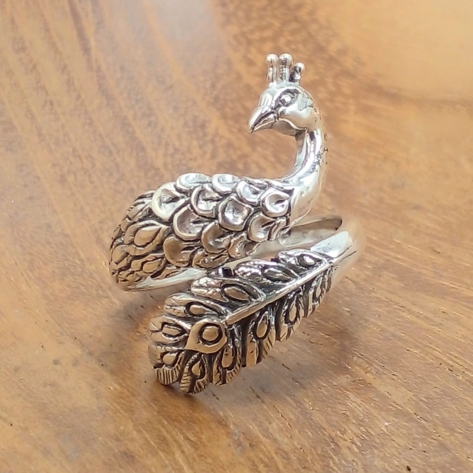 Peacock Silver Ring R793W235